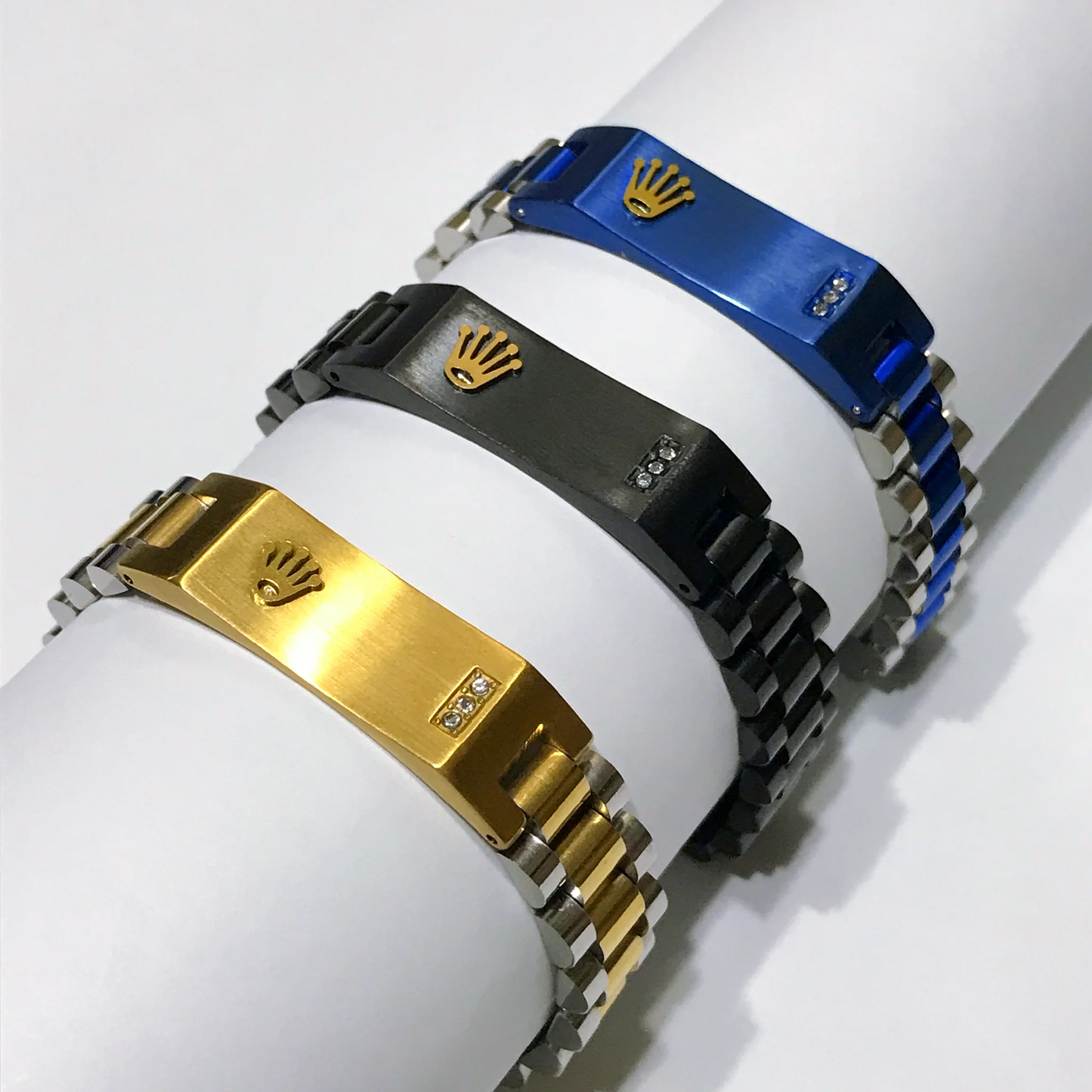 Black RLX Crown Jubilee Bracelet