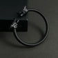 Alpha Dragon Golden Silver Steel Bracelet for Men