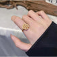 Four-Leaf Clover Spinner Rings Anxiety Fidget Ring for Anxiety