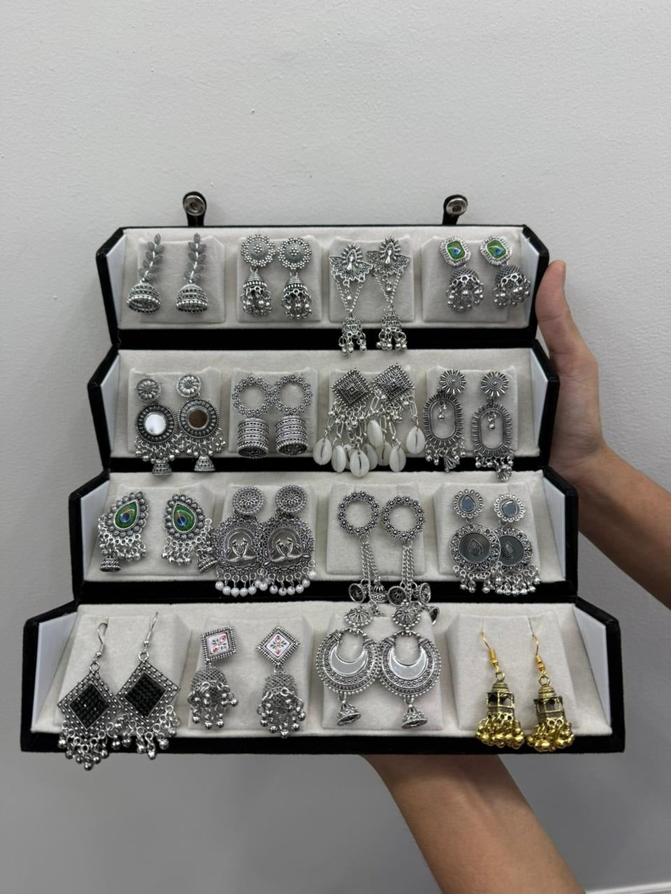 Foldable Jhumka Storage Box – Perfect for Earrings