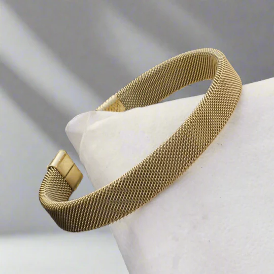 Aston Silver Luxuries Kada Bracelet