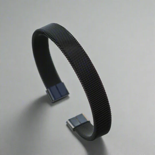 Aston Silver Luxuries Kada Bracelet