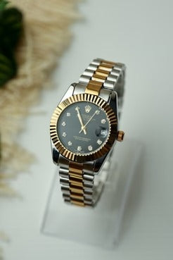 Premium Rolex TwoTone Black