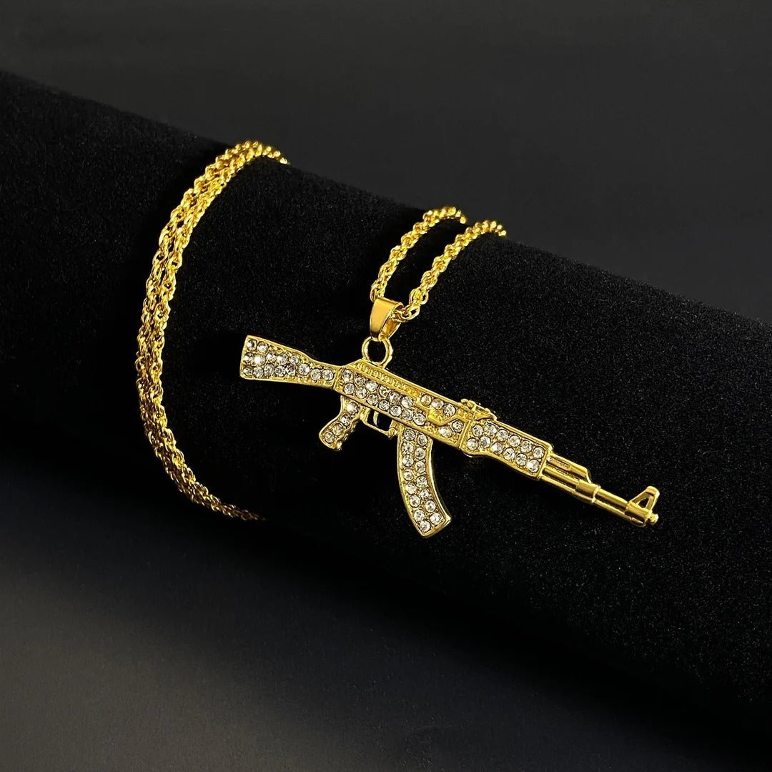 Ak 47 Silver Chain