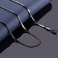3mm Lasting Color Flat Snake Chain for Boys Neck Chain Men Necklace for Boys Men