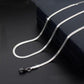 3mm Lasting Color Flat Snake Chain for Boys Neck Chain Men Necklace for Boys Men