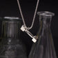 Dumbbell Silver Chain