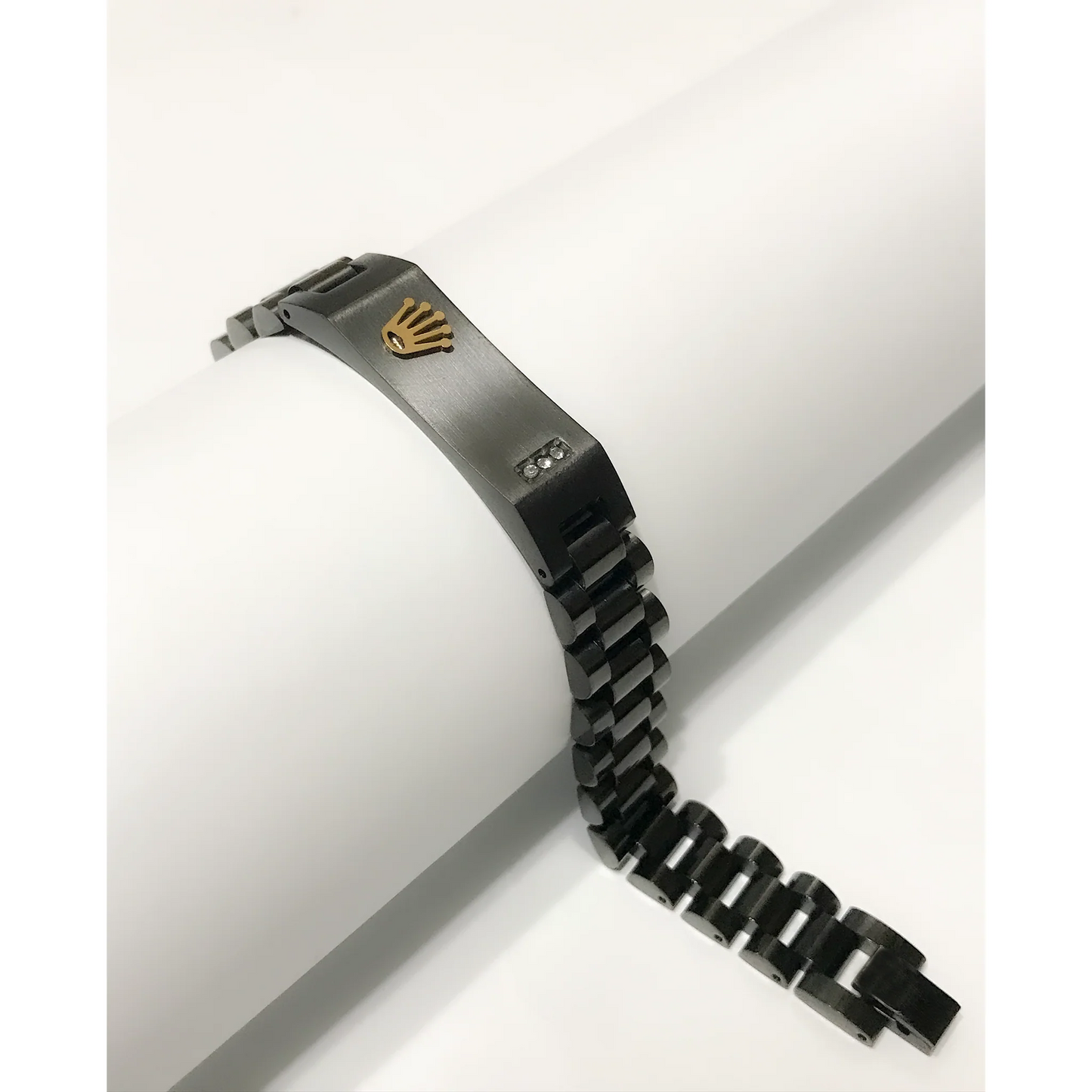 Black RLX Crown Jubilee Bracelet
