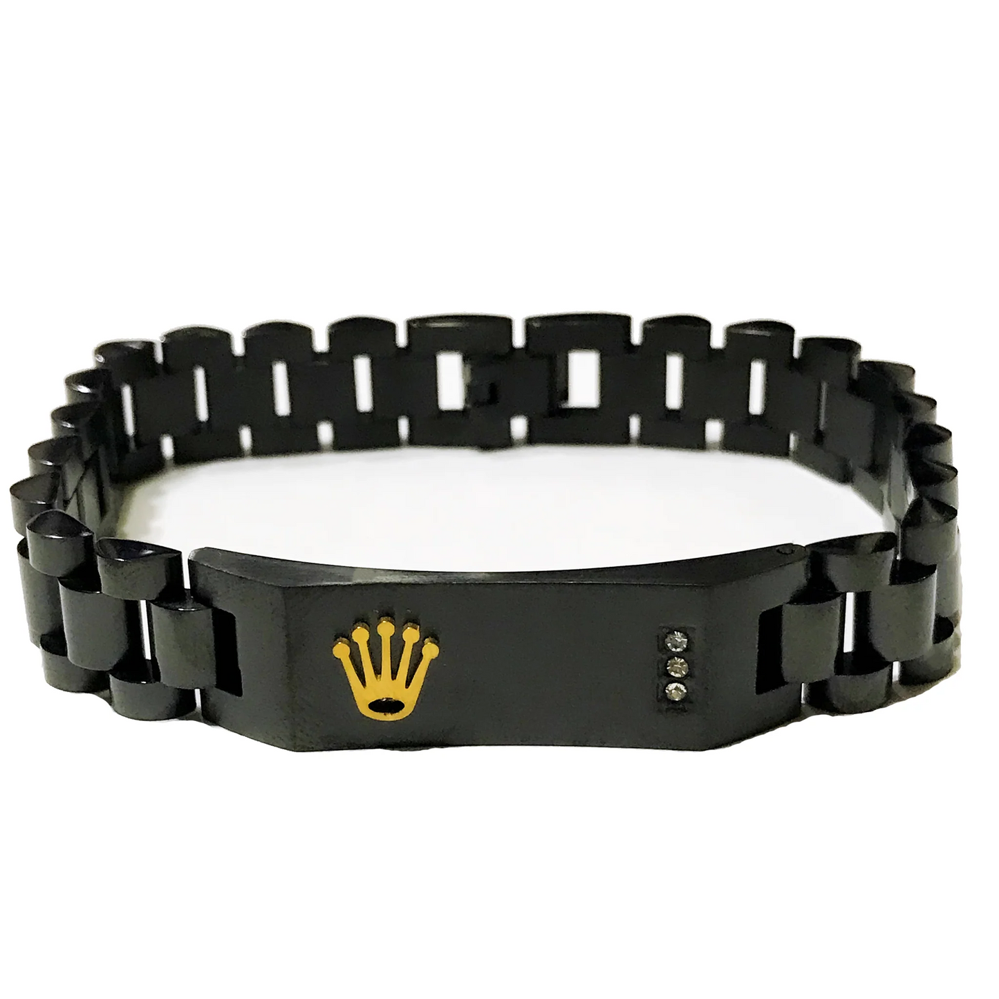 Black RLX Crown Jubilee Bracelet