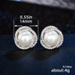 Pearl Flower Design Stud Earrings