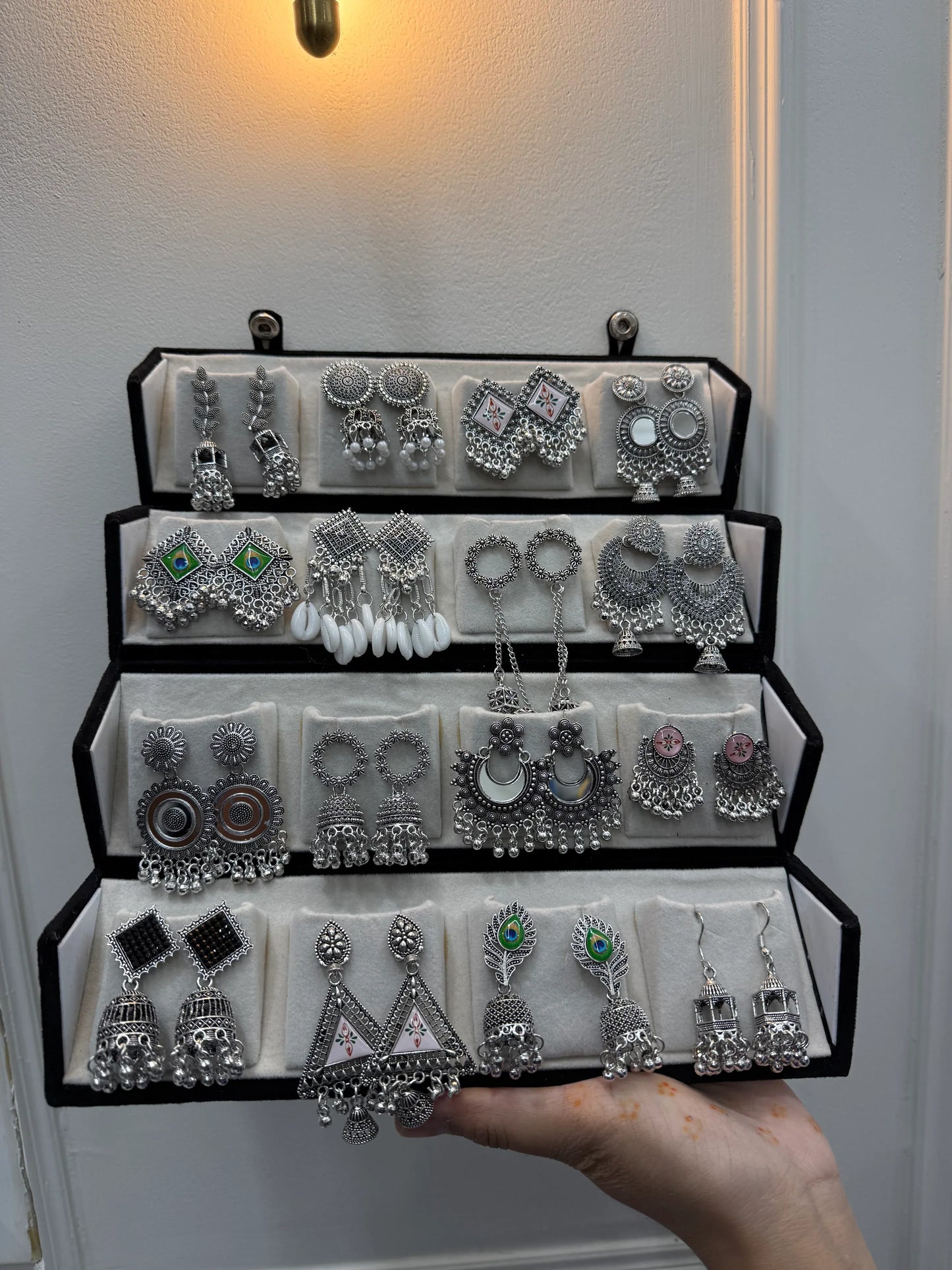 Foldable Jhumka Storage Box – Perfect for Earrings