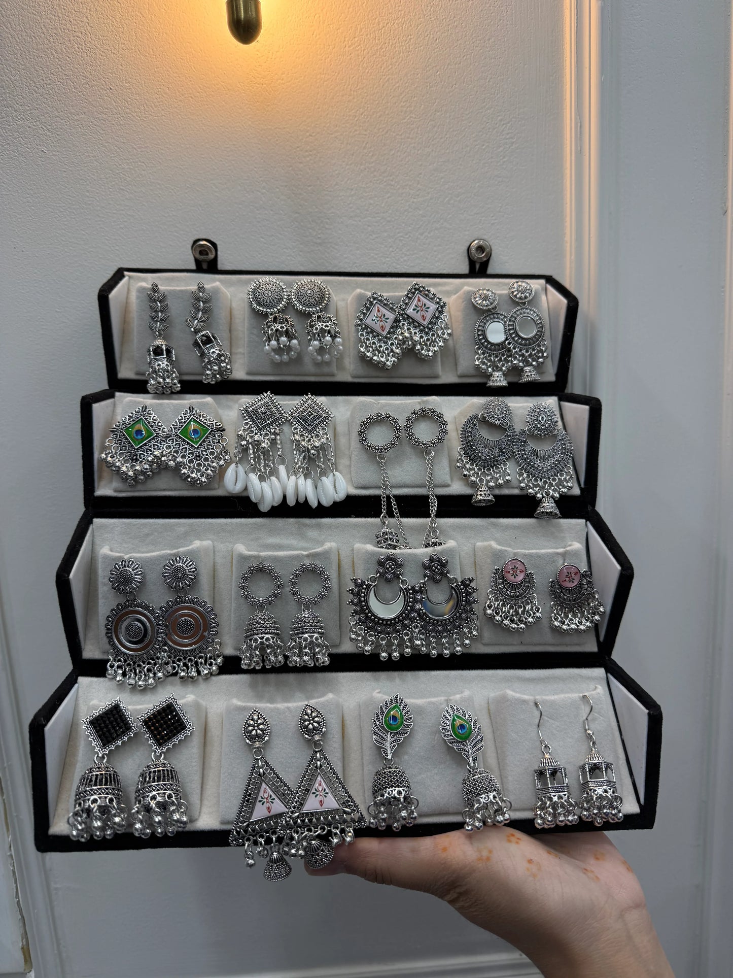 Foldable Jhumka Storage Box – Perfect for Earrings