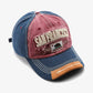 San Francisco Contrast Embroidered Denim Baseball Cap