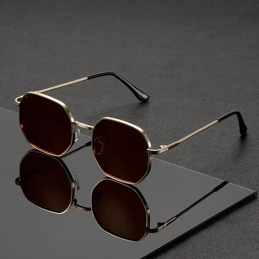 Elegantly Designed Geometric Metal Classic-Style Men'S And Women'S Fashion Glasses